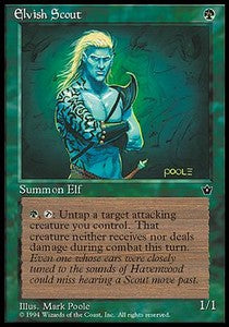Elvish Scout (V.1) - Fallen Empires (Common)