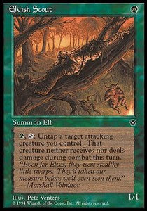 Elvish Scout (V.2) - Fallen Empires (Common)