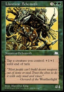 Llanowar Behemoth - Weatherlight (Uncommon)