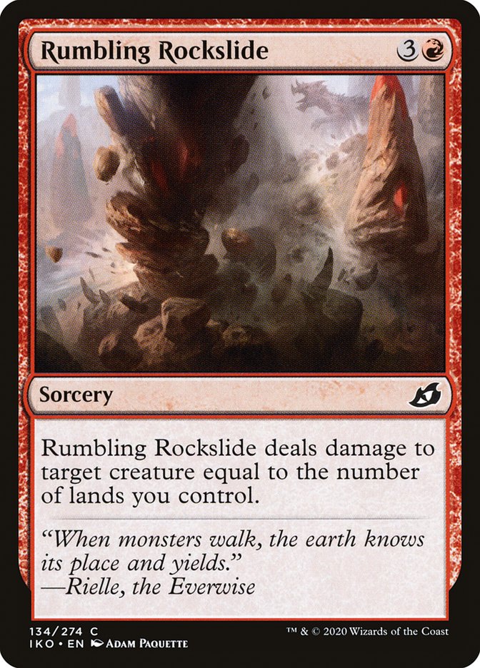 Rumbling Rockslide - Ikoria: Lair of Behemoths