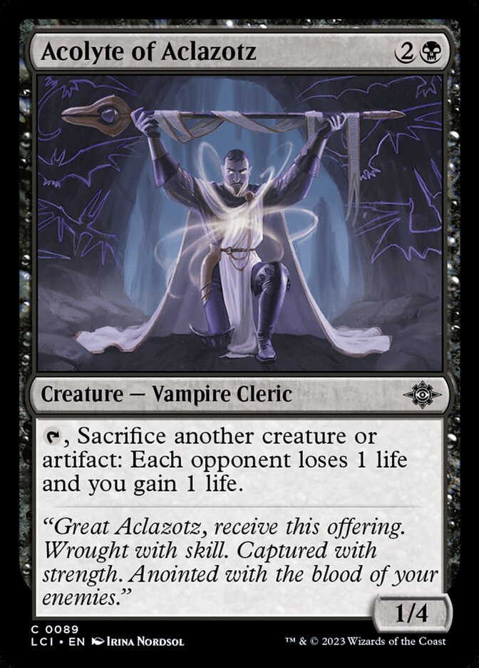 Acolyte of Aclazotz - The Lost Caverns of Ixalan