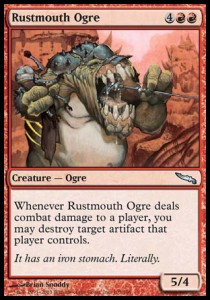 Rustmouth Ogre⁣ - Mirrodin⁣ (Uncommon)⁣ [103]