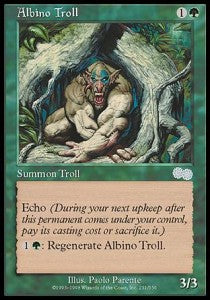 Albino Troll⁣ - Urza's Saga⁣ (Uncommon)⁣ [231]