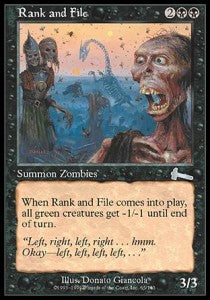 Rank and File⁣ - Urza's Legacy⁣ (Uncommon)⁣ [65]