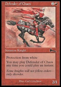 Defender of Chaos - Urza's Legacy (Common) [ULG-75]