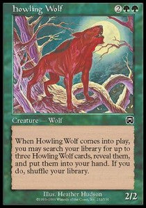 Howling Wolf⁣ - Mercadian Masques⁣ (Common)⁣ [252]