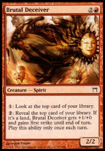 Brutal Deceiver⁣ - Champions of Kamigawa⁣ (Common)⁣ [161]