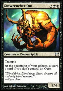 Gutwrencher Oni⁣ - Champions of Kamigawa⁣ (Uncommon)⁣ [113]