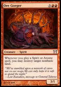 Ore Gorger⁣ - Champions of Kamigawa⁣ (Uncommon)⁣ [182]