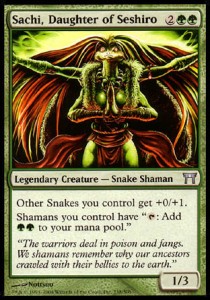 Sachi, Daughter of Seshiro⁣ - Champions of Kamigawa⁣ (Uncommon)⁣ [238]