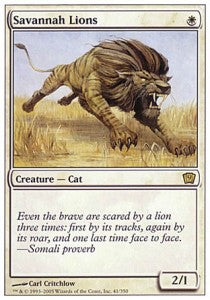 Savannah Lions⁣ - Ninth Edition⁣ (Rare)⁣ [41]