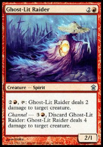 Ghost-Lit Raider⁣ - Saviors of Kamigawa⁣ (Uncommon)⁣ [99]