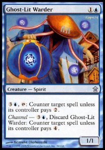 Ghost-Lit Warder⁣ - Saviors of Kamigawa⁣ (Uncommon)⁣ [39]