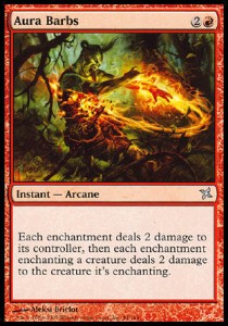 Aura Barbs⁣ - Betrayers of Kamigawa⁣ (Uncommon)⁣ [94]