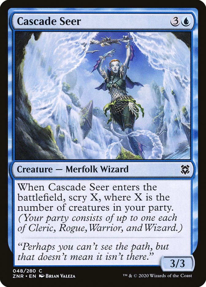 Cascade Seer - Zendikar Rising