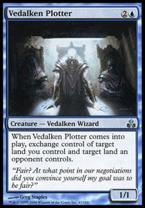 Vedalken Plotter⁣ - Guildpact⁣ (Uncommon)⁣ [41]