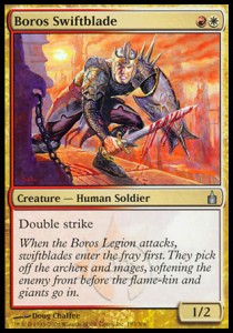 Boros Swiftblade⁣ - Ravnica: City of Guilds⁣ (Uncommon)⁣ [193]