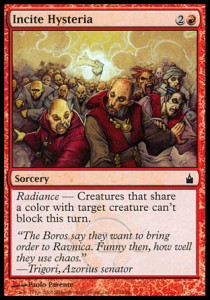Incite Hysteria⁣ - Ravnica: City of Guilds⁣ (Common)⁣ [132]