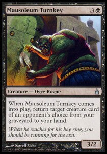 Mausoleum Turnkey⁣ - Ravnica: City of Guilds⁣ (Uncommon)⁣ [94]
