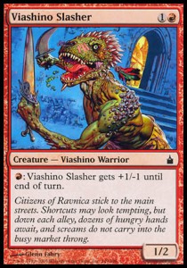 Viashino Slasher⁣ - Ravnica: City of Guilds⁣ (Common)⁣ [149]