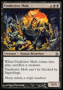 Vindictive Mob⁣ - Ravnica: City of Guilds⁣ (Uncommon)⁣ [112]