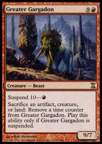 Greater Gargadon⁣ - Time Spiral⁣ (Rare)⁣ [161]
