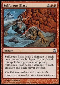 Sulfurous Blast⁣ - Time Spiral⁣ (Uncommon)⁣ [180]