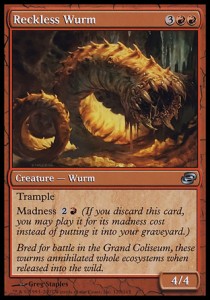 Reckless Wurm⁣ - Planar Chaos⁣ (Uncommon)⁣ [120]