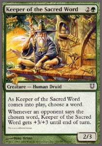Keeper of the Sacred Word - Unhinged (Common) [UNH-101]
