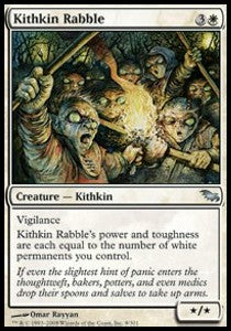 Kithkin Rabble⁣ - Shadowmoor⁣ (Uncommon)⁣ [9]