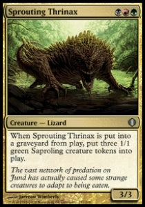 Sprouting Thrinax⁣ - Shards of Alara⁣ (Uncommon)⁣ [197]