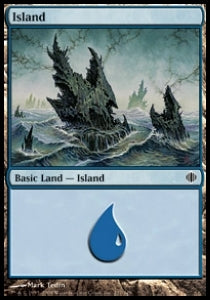 Island (V.4)⁣ - Shards of Alara⁣ (Land)⁣ [237]