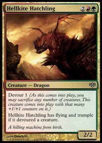 Hellkite Hatchling⁣ - Conflux⁣ (Uncommon)⁣ [111]