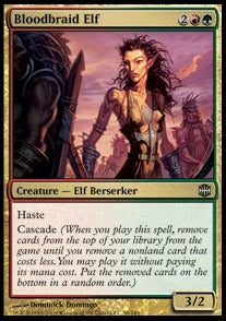 Bloodbraid Elf⁣ - Alara Reborn⁣ (Uncommon)⁣ [50]