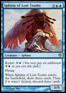 Sphinx of Lost Truths⁣ - Zendikar⁣ (Rare)⁣ [69]