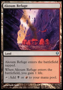 Akoum Refuge⁣ - Zendikar⁣ (Uncommon)⁣ [210]