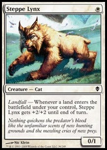 Steppe Lynx⁣ - Zendikar⁣ (Common)⁣ [36]