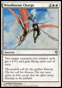 Windborne Charge⁣ - Zendikar⁣ (Uncommon)⁣ [38]