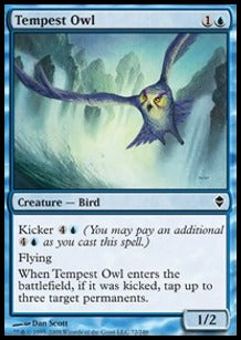 Tempest Owl⁣ - Zendikar⁣ (Common)⁣ [72]
