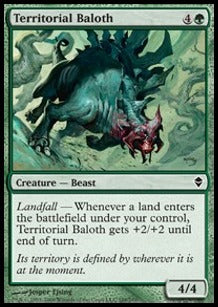 Territorial Baloth⁣ - Zendikar⁣ (Common)⁣ [188]