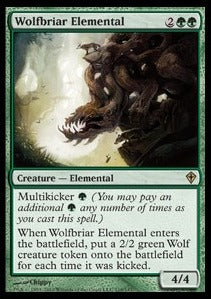 Wolfbriar Elemental⁣ - Worldwake⁣ (Rare)⁣ [118]
