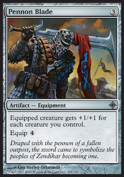 Pennon Blade⁣ - Rise of the Eldrazi⁣ (Uncommon)⁣ [221]