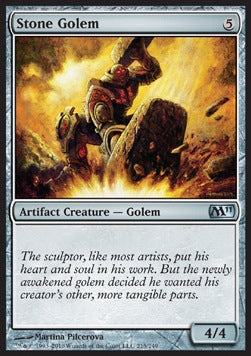 Stone Golem⁣ - Magic 2011⁣ (Uncommon)⁣ [215]