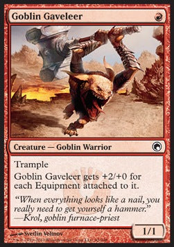 Goblin Gaveleer⁣ - Scars of Mirrodin⁣ (Common)⁣ [92]