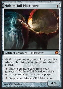 Molten-Tail Masticore⁣ - Scars of Mirrodin⁣ (Mythic)⁣ [177]