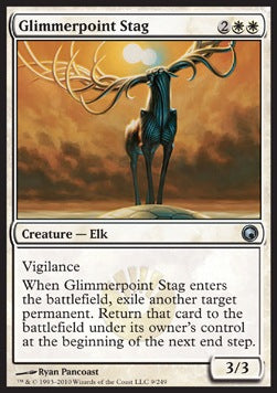 Glimmerpoint Stag⁣ - Scars of Mirrodin⁣ (Uncommon)⁣ [9]