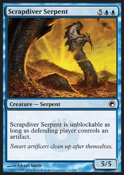 Scrapdiver Serpent⁣ - Scars of Mirrodin⁣ (Common)⁣ [41]