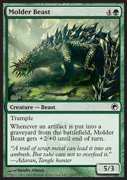 Molder Beast⁣ - Scars of Mirrodin⁣ (Common)⁣ [125]