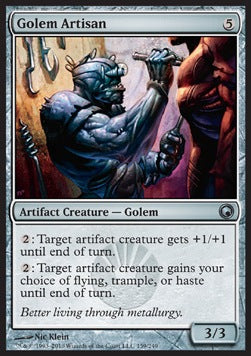 Golem Artisan⁣ - Scars of Mirrodin⁣ (Uncommon)⁣ [159]
