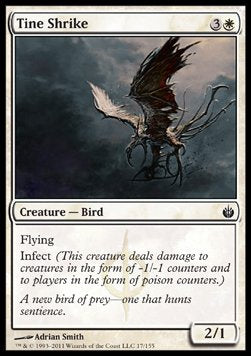 Tine Shrike⁣ - Mirrodin Besieged⁣ (Common)⁣ [17]